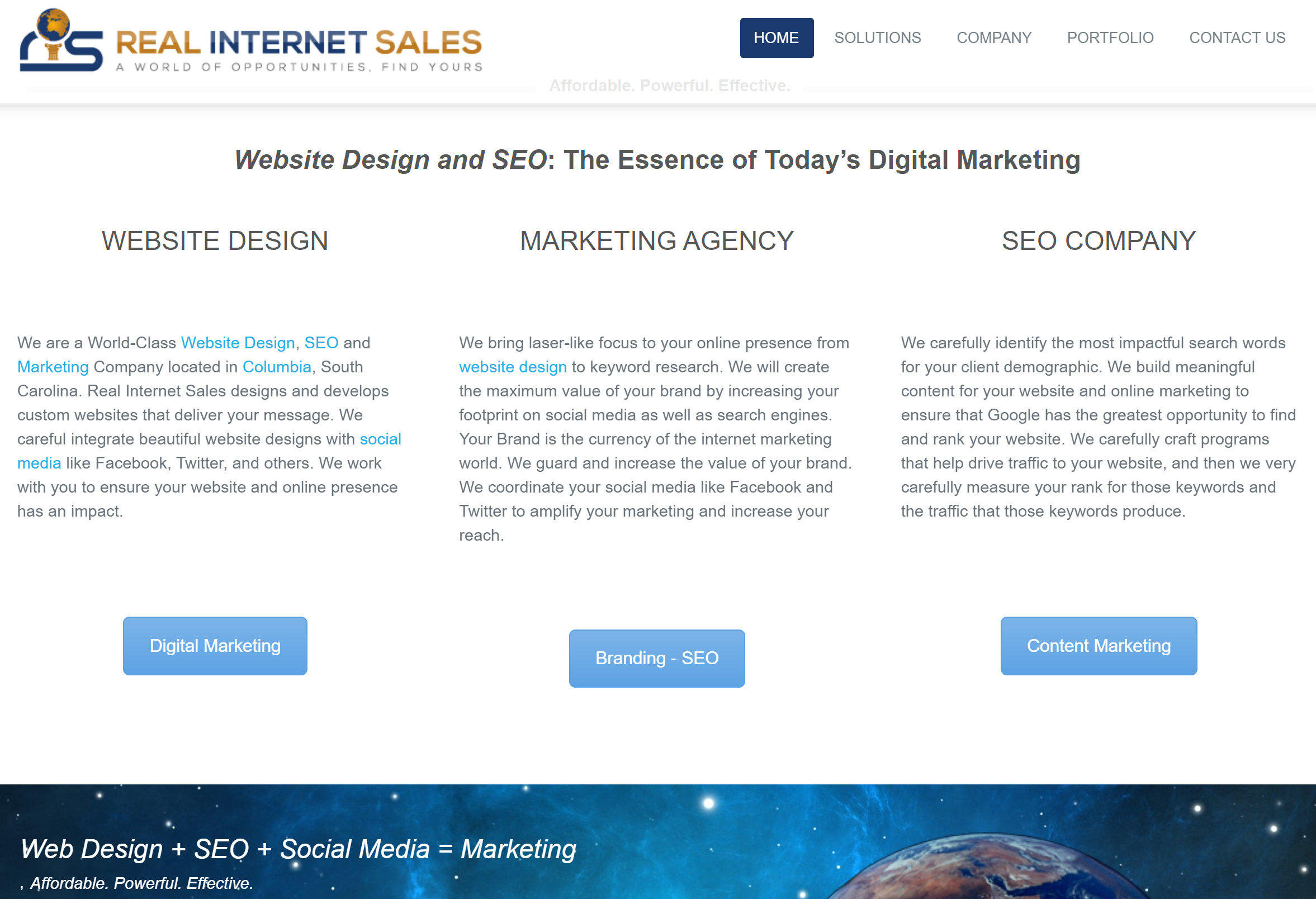 Real Internet Sales - Website Designer
