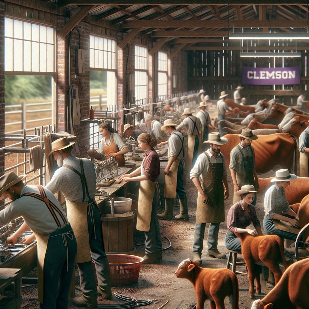 Farmers at Clemson workshop.