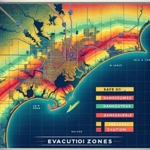Hurricane evacuation zone map