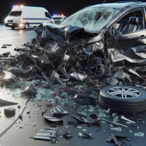 Vehicle collision aftermath reconstruction.