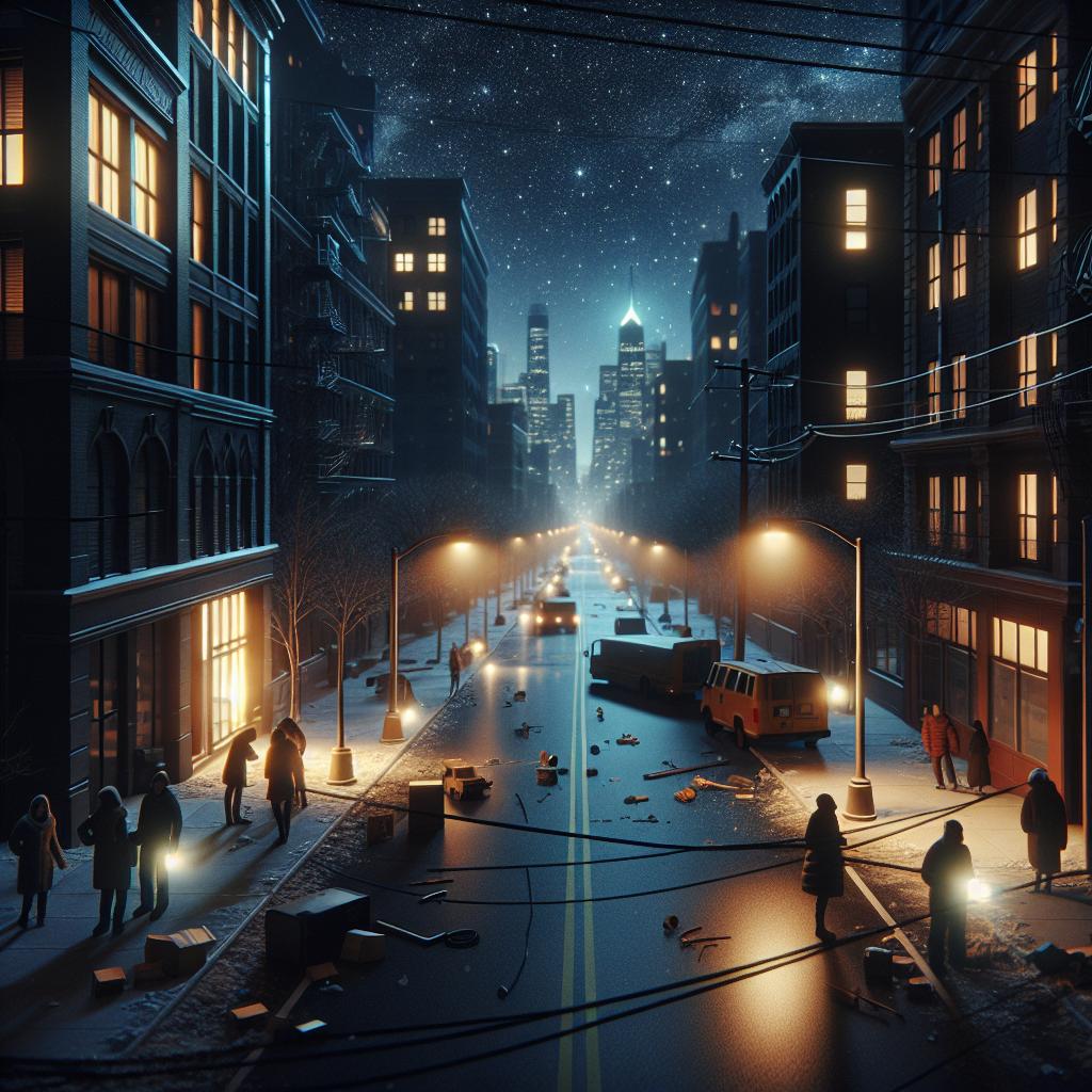 Power outage aftermath