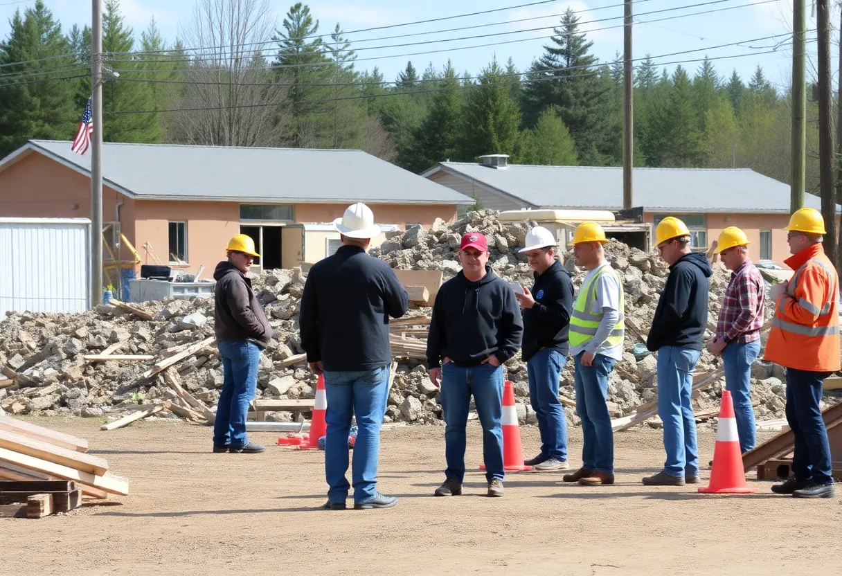 Seismic activity map