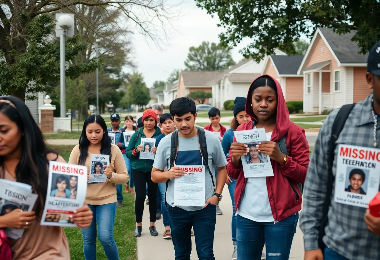 Community members searching for missing teenager Lillie Parker