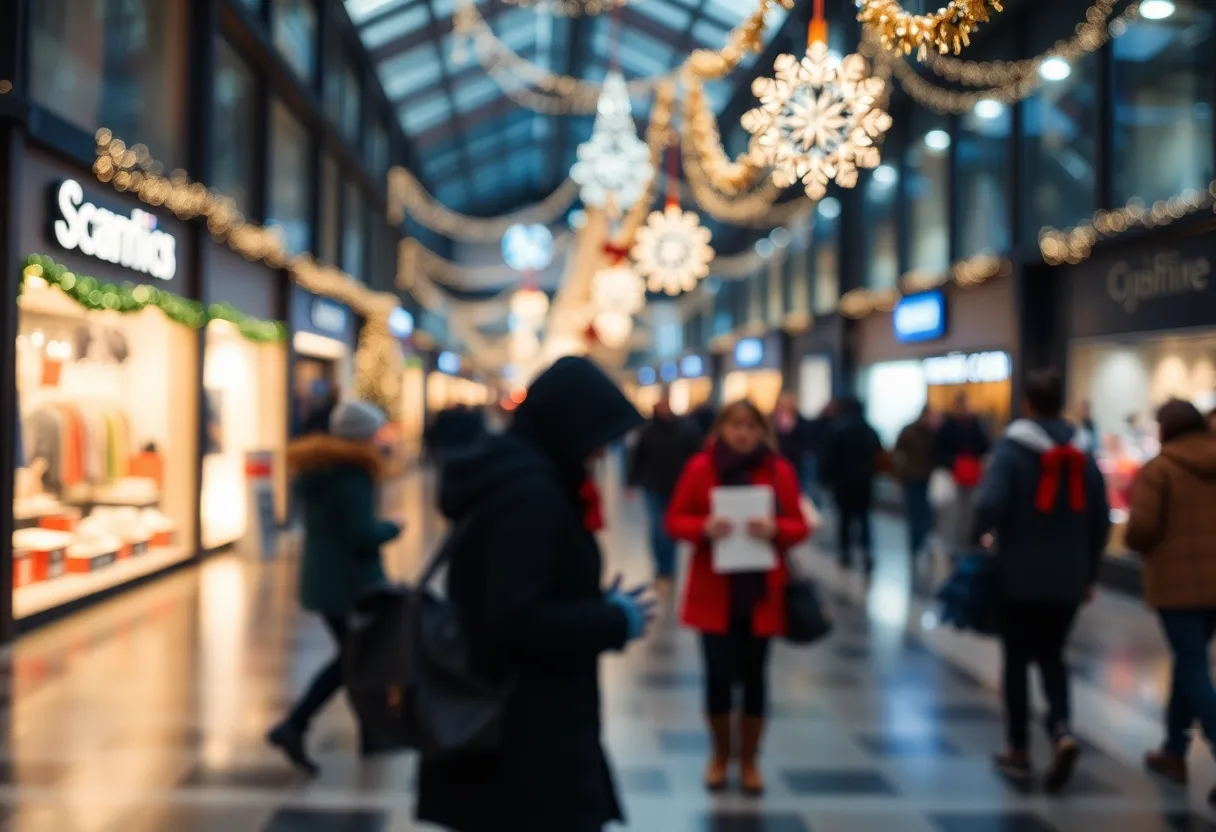 A somber Christmas scene in Columbia SC