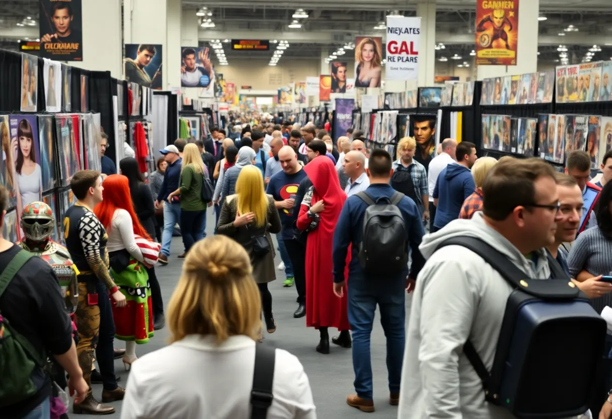 Vibrant scene from Central Carolina Comic Con