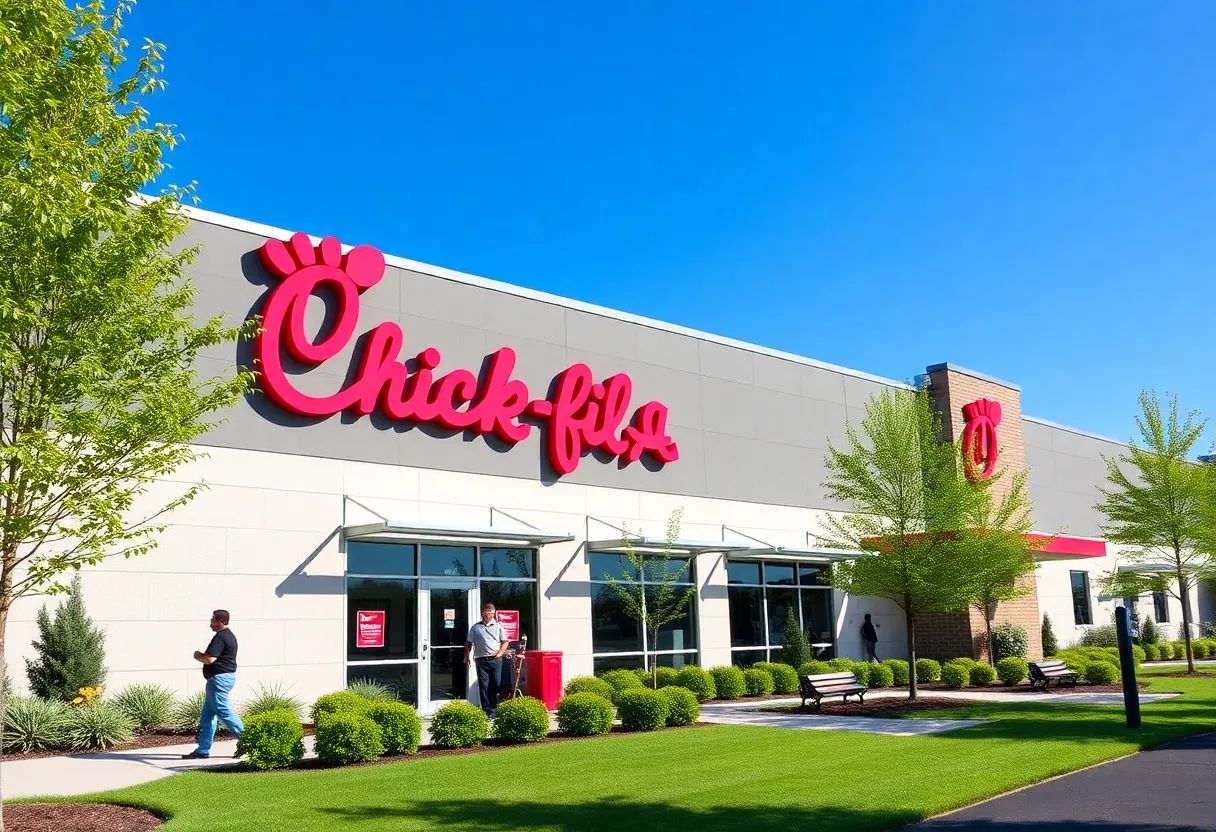 Chick-fil-A distribution center exterior view