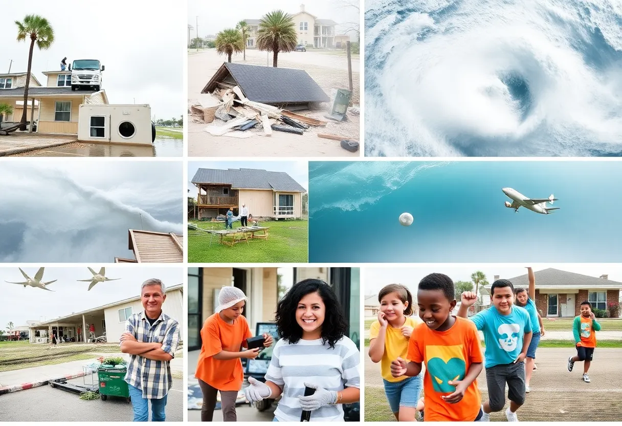 Impactful photographs of Hurricane Helene's aftermath and community recovery efforts