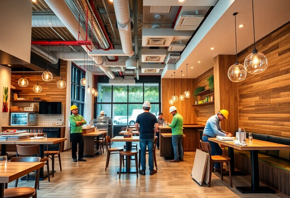 Renovation work happening at Liberty Tap Room & Grill