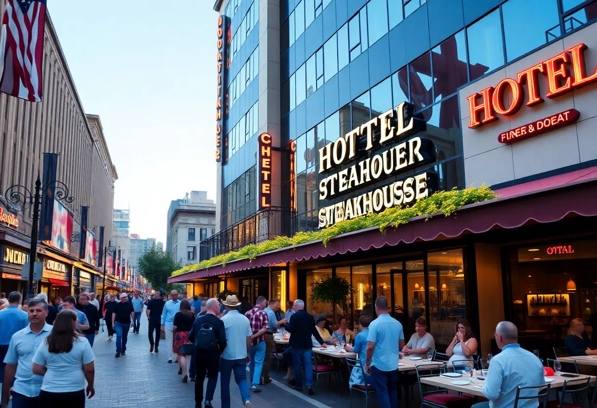 Proposed hotel and steakhouse on Main Street, Lexington SC
