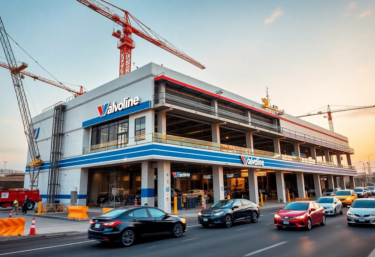 New Valvoline oil change location being built in Lexington SC
