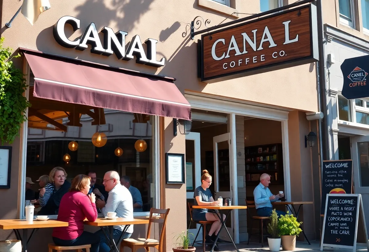 Exterior of Canal Coffee Co. new location in Lexington, SC