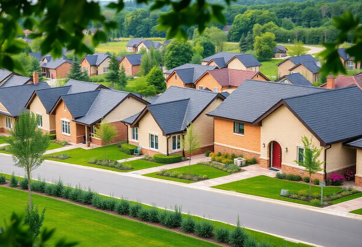 Community development in Columbia, S.C. showcasing affordable housing.