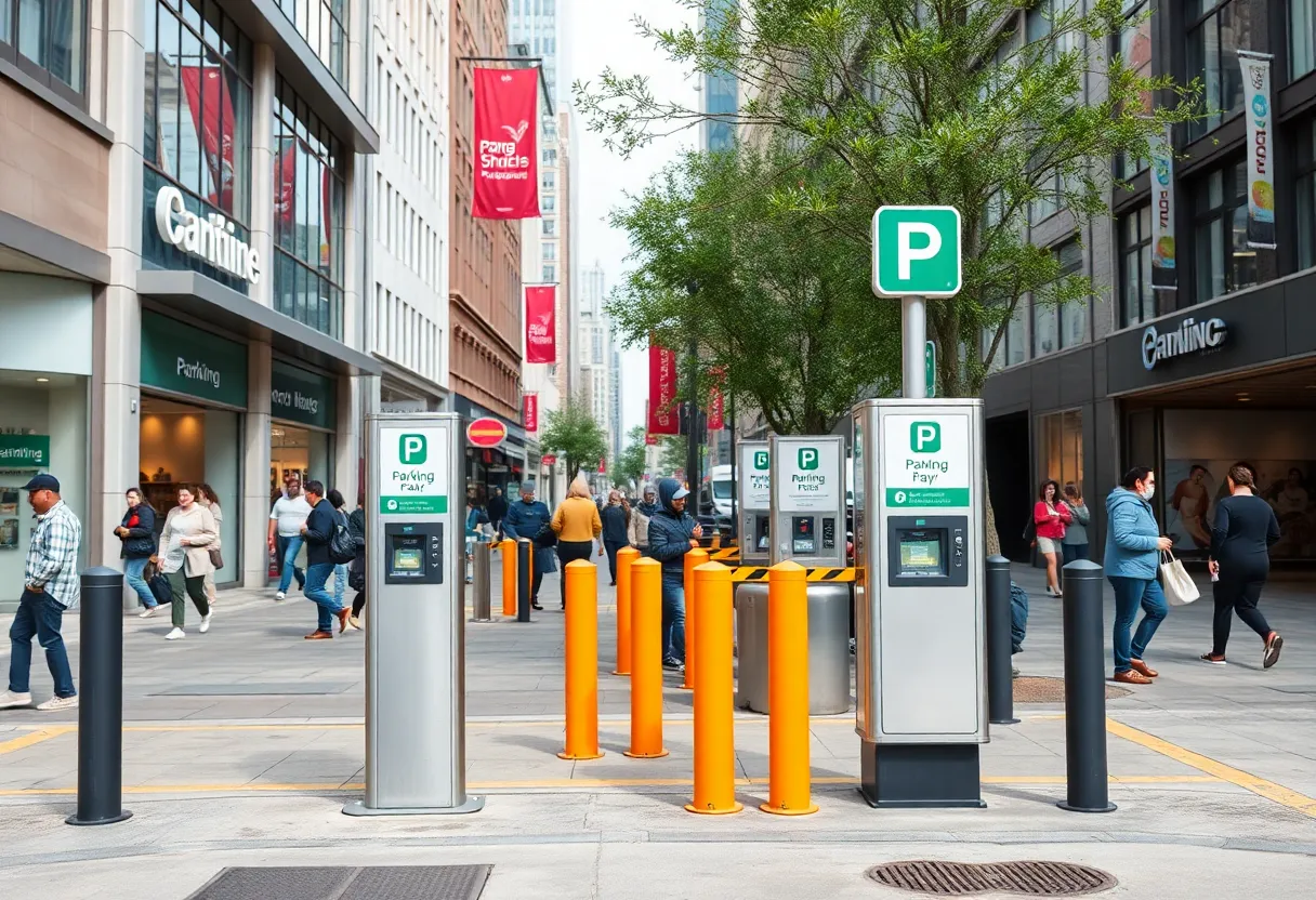 New parking pay stations in Columbia's downtown area