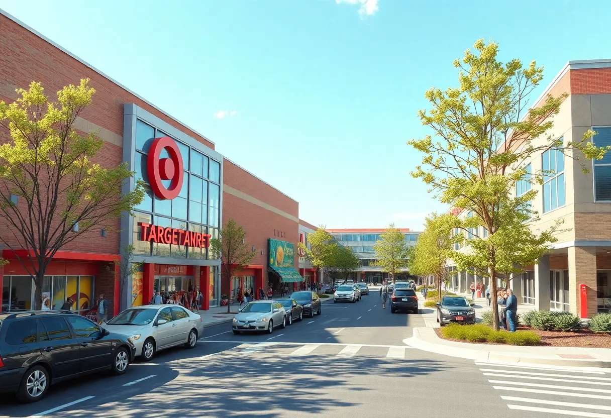 Rendering of a shopping center in Lexington County