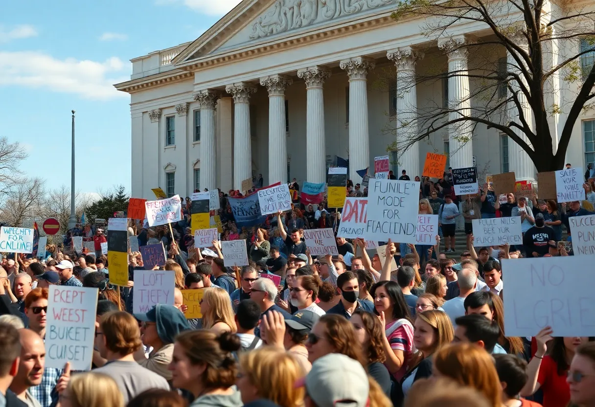 Rally at South Carolina State House against Project 2025