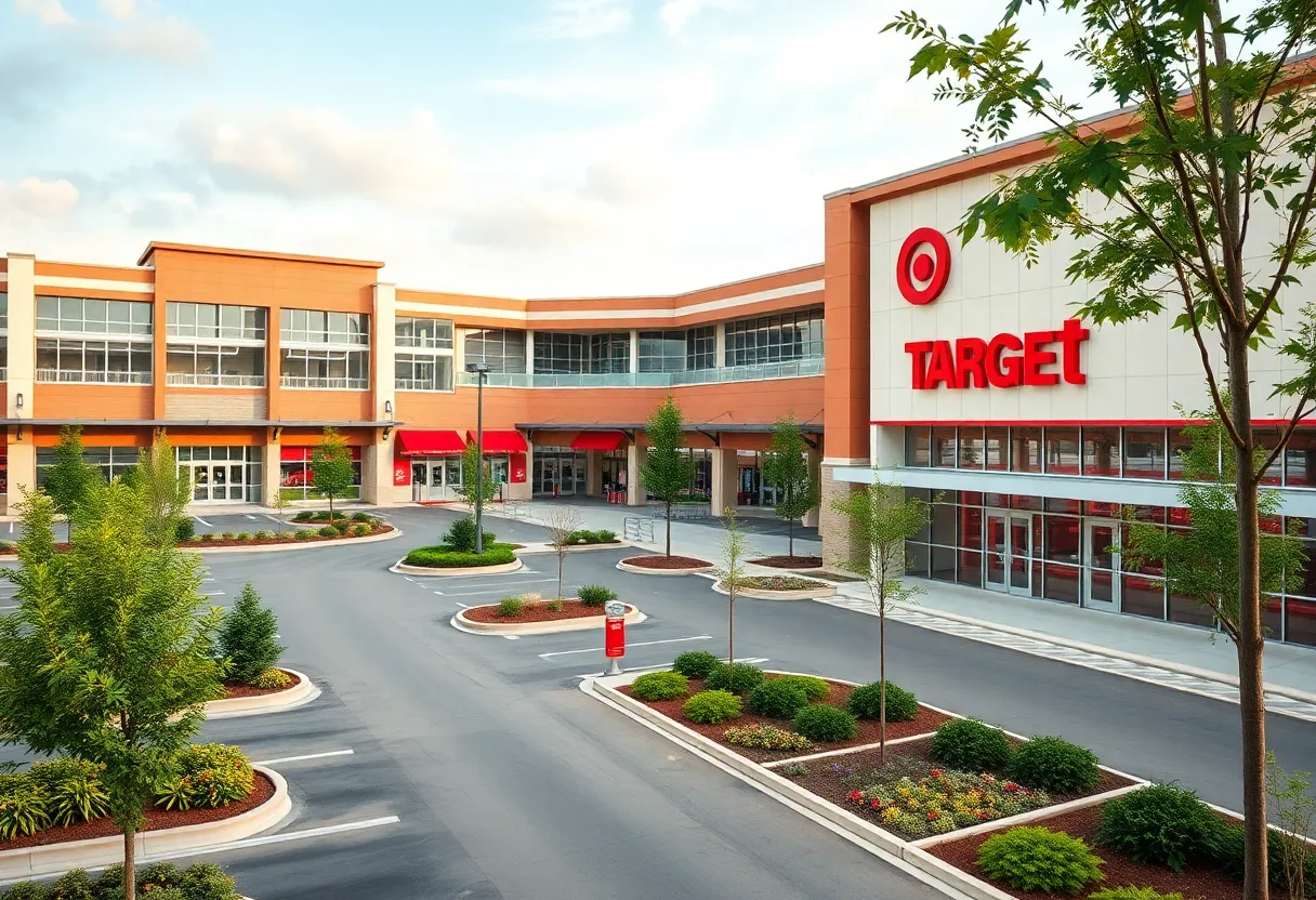 Rendering of Target Shopping Center in Lexington, SC