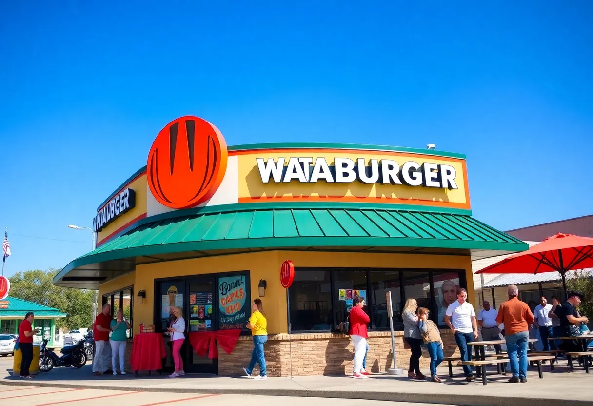 Exterior view of the new Whataburger in Lexington, SC