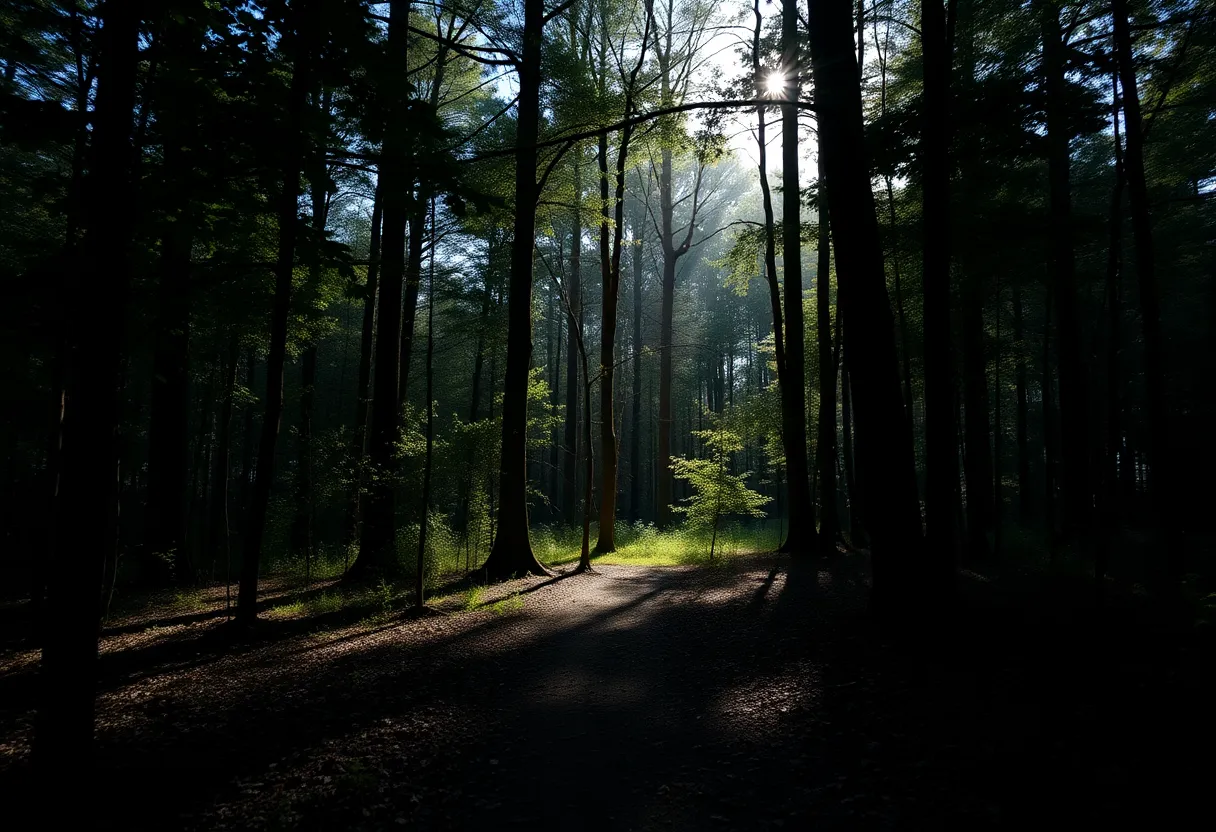 Wooded area off Charleston Highway in Cayce, SC.