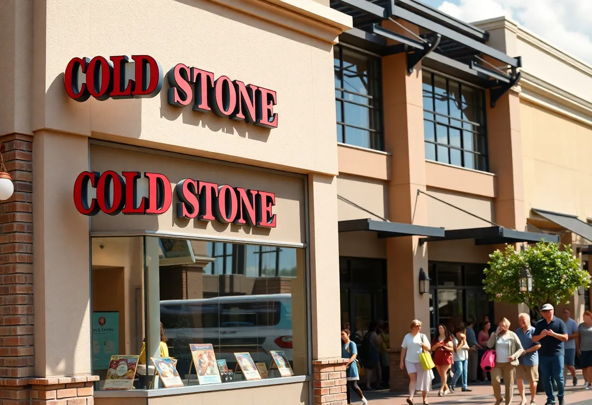 Exterior view of Cold Stone Creamery in Columbia, SC