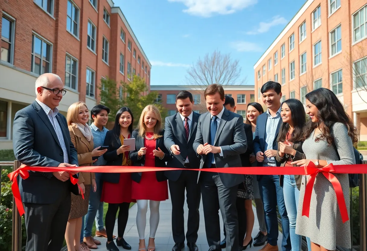 Columbia College ribbon-cutting ceremony for new education division