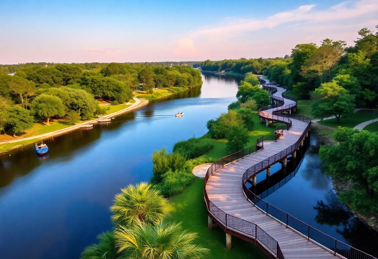 Conceptual design of Columbia SC Riverfront Park