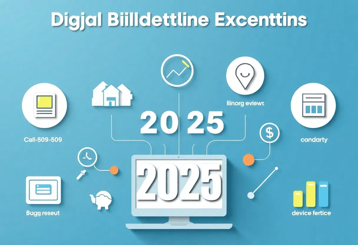 Illustration of digital marketing services and their costs in 2025