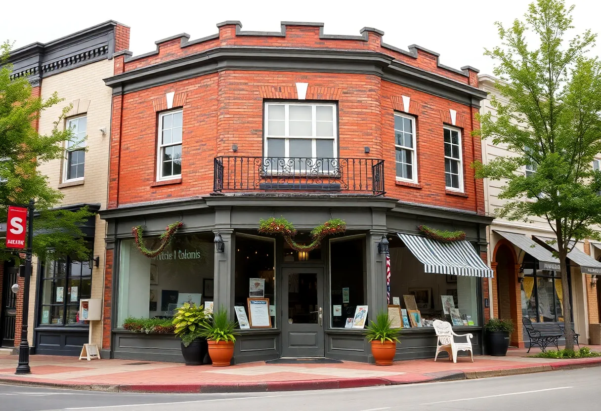 Exterior view of The Newberry Observer's new building on Main Street