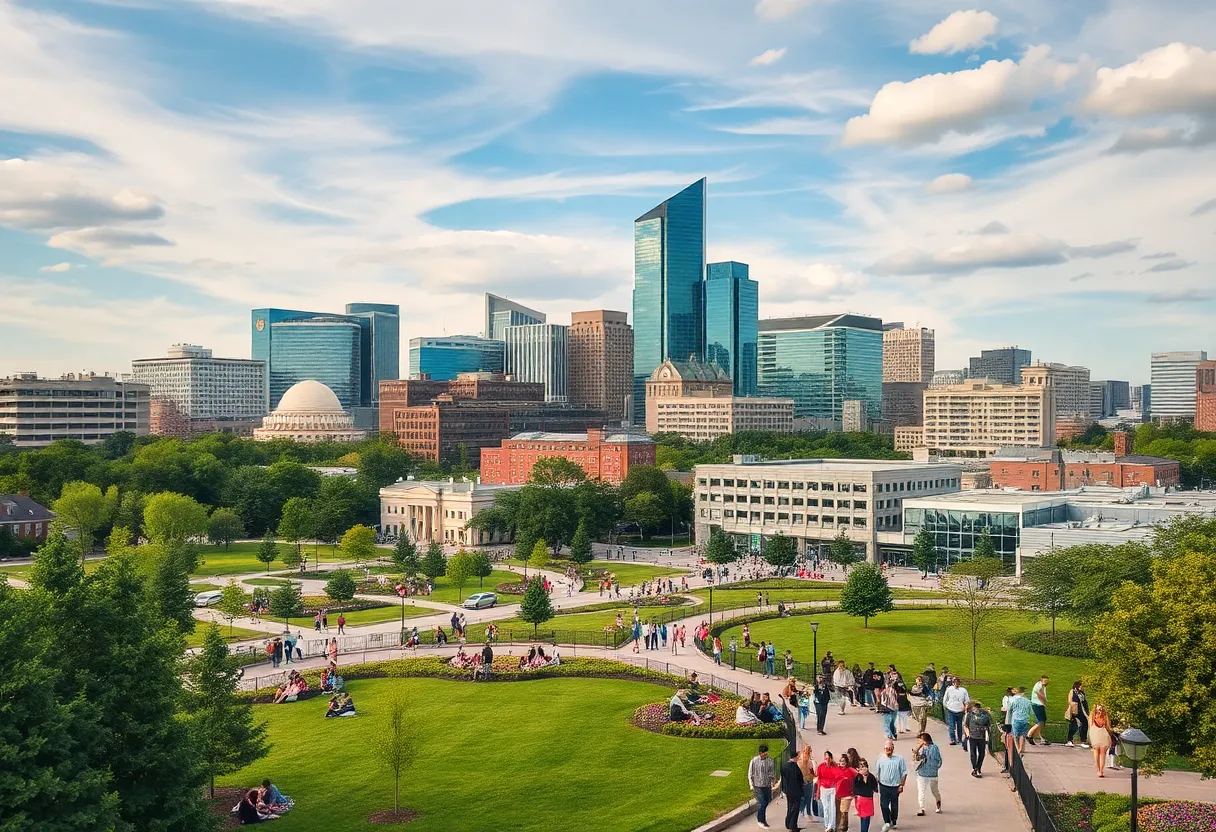 Raleigh North Carolina Cityscape