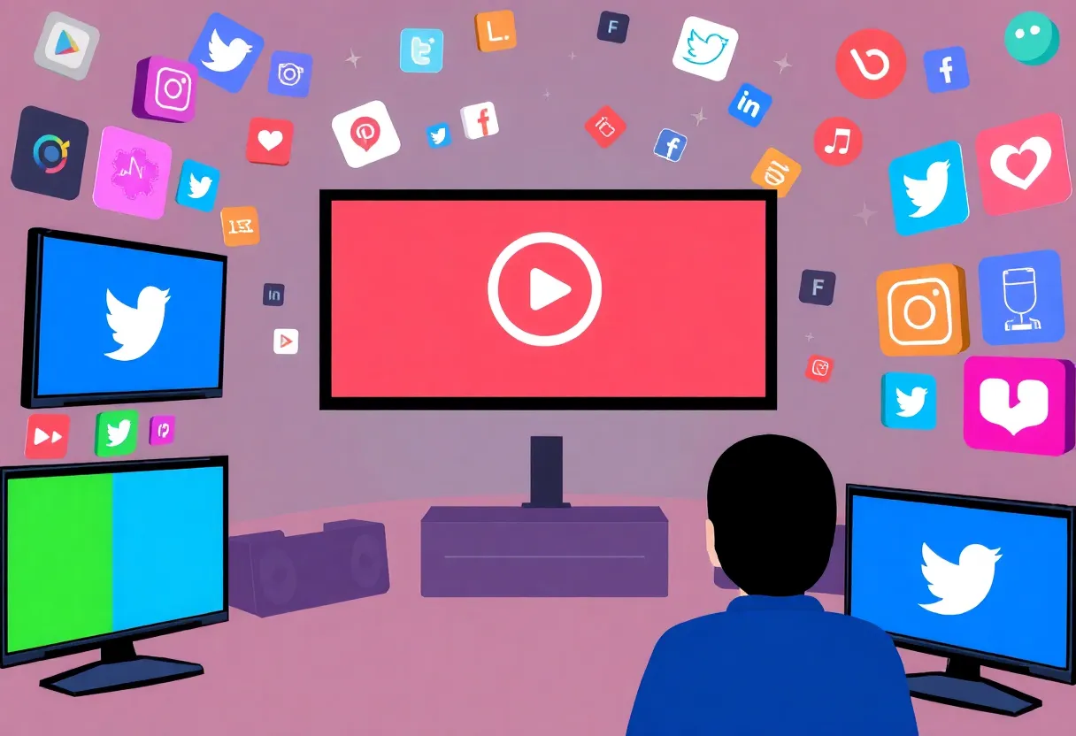 Competition between streaming services and social media platforms