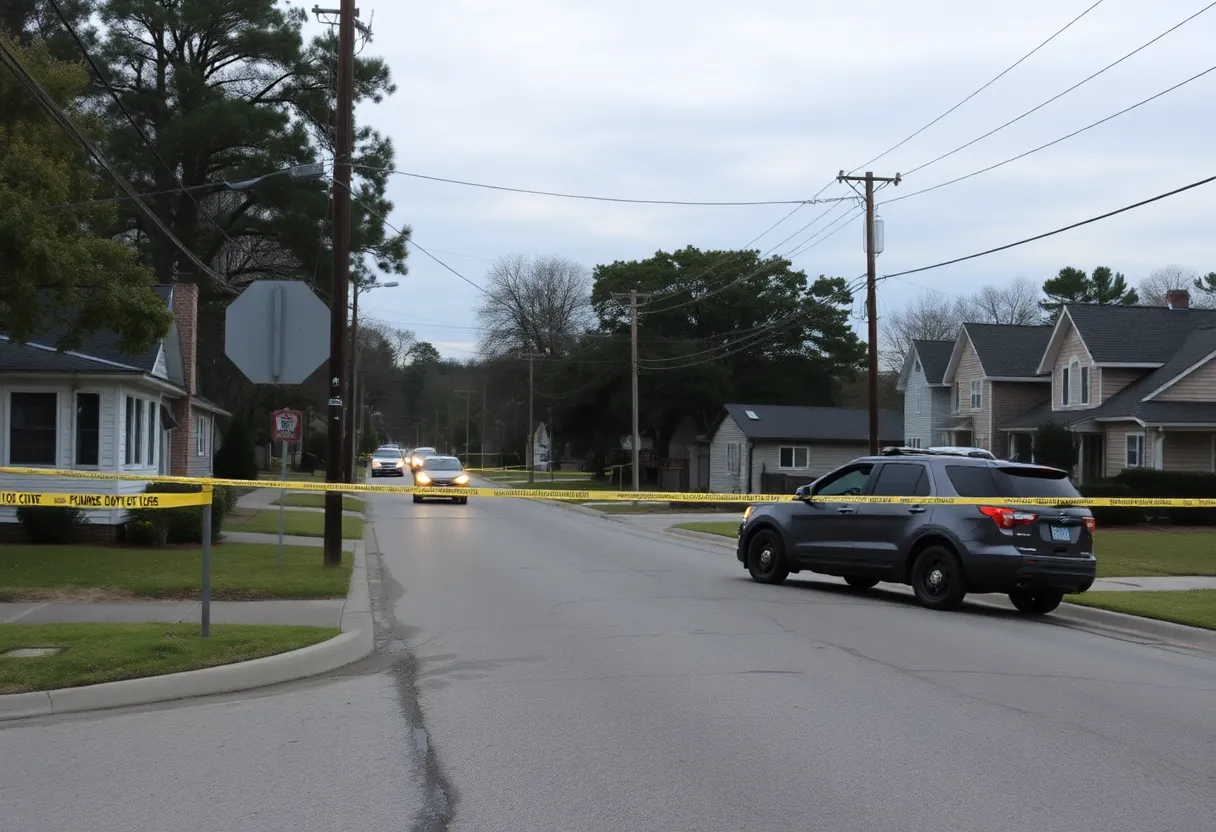 Anderson County Death Investigation Scene