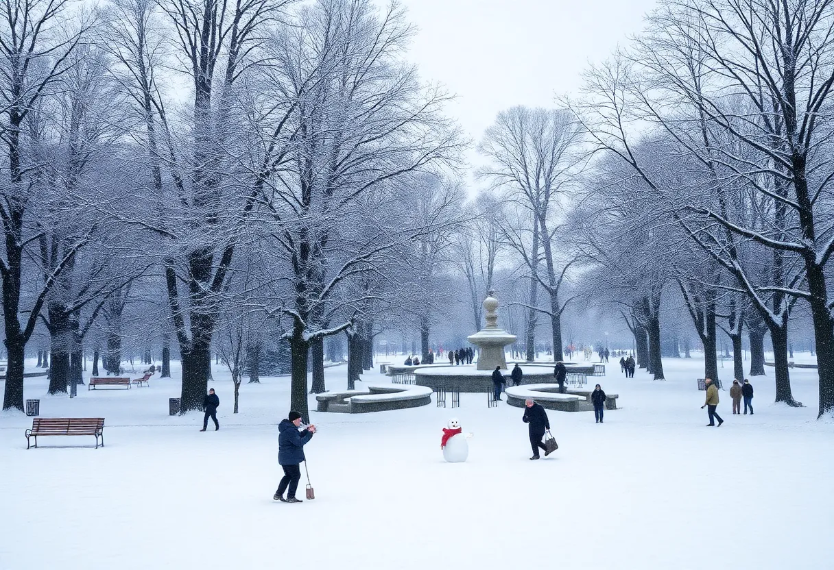 Columbia Winter Scene