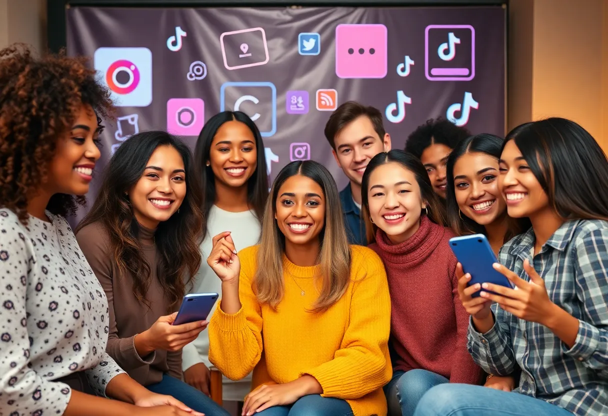 Influencers discussing campaign strategies for social media