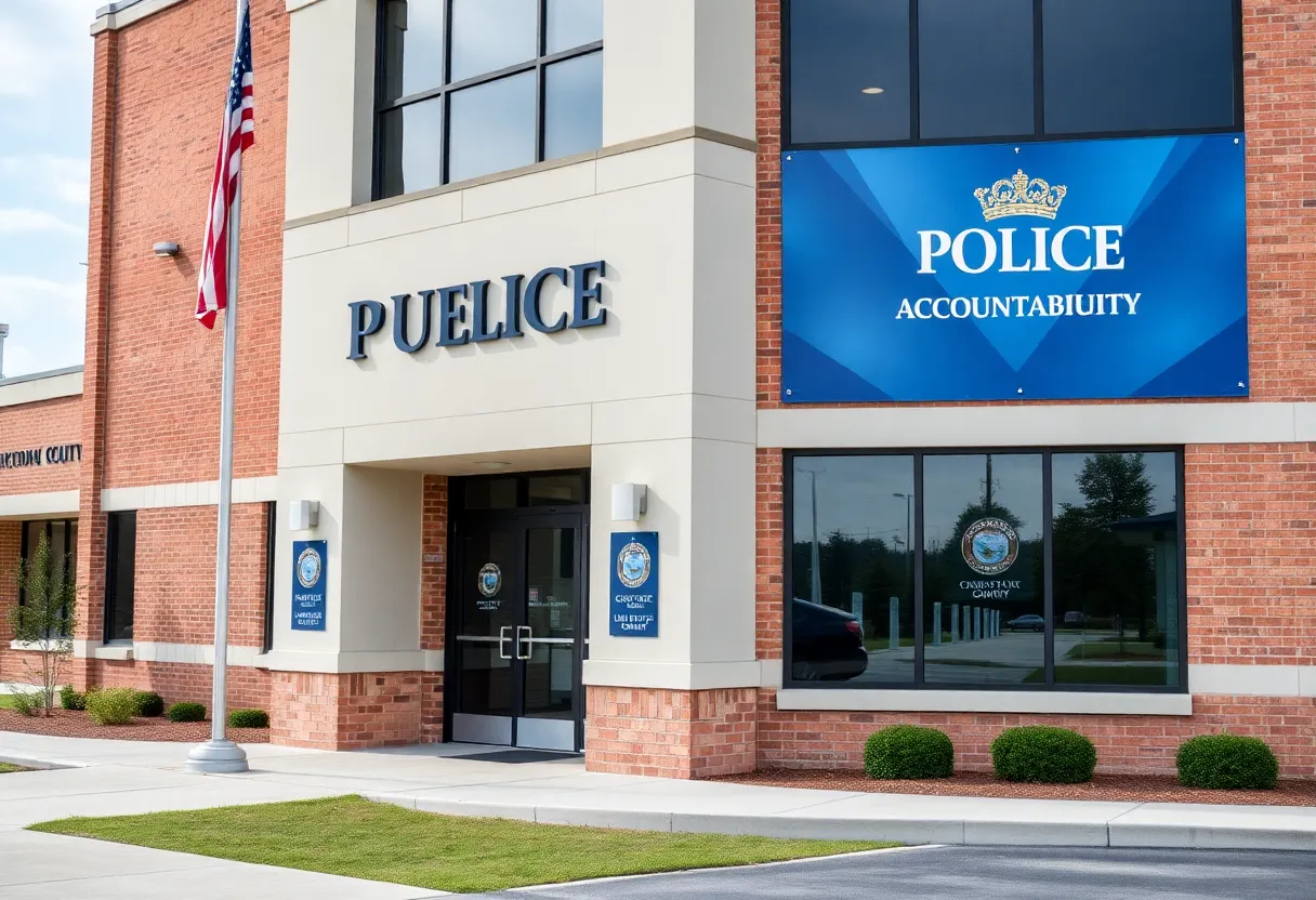 Exterior view of the Lexington County Sheriff's Department, symbolizing law enforcement.