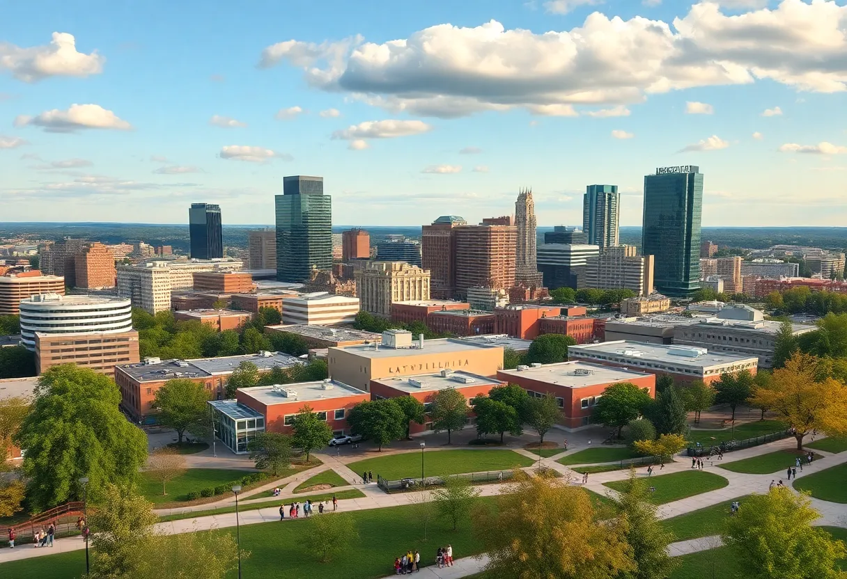 Raleigh North Carolina Skyline