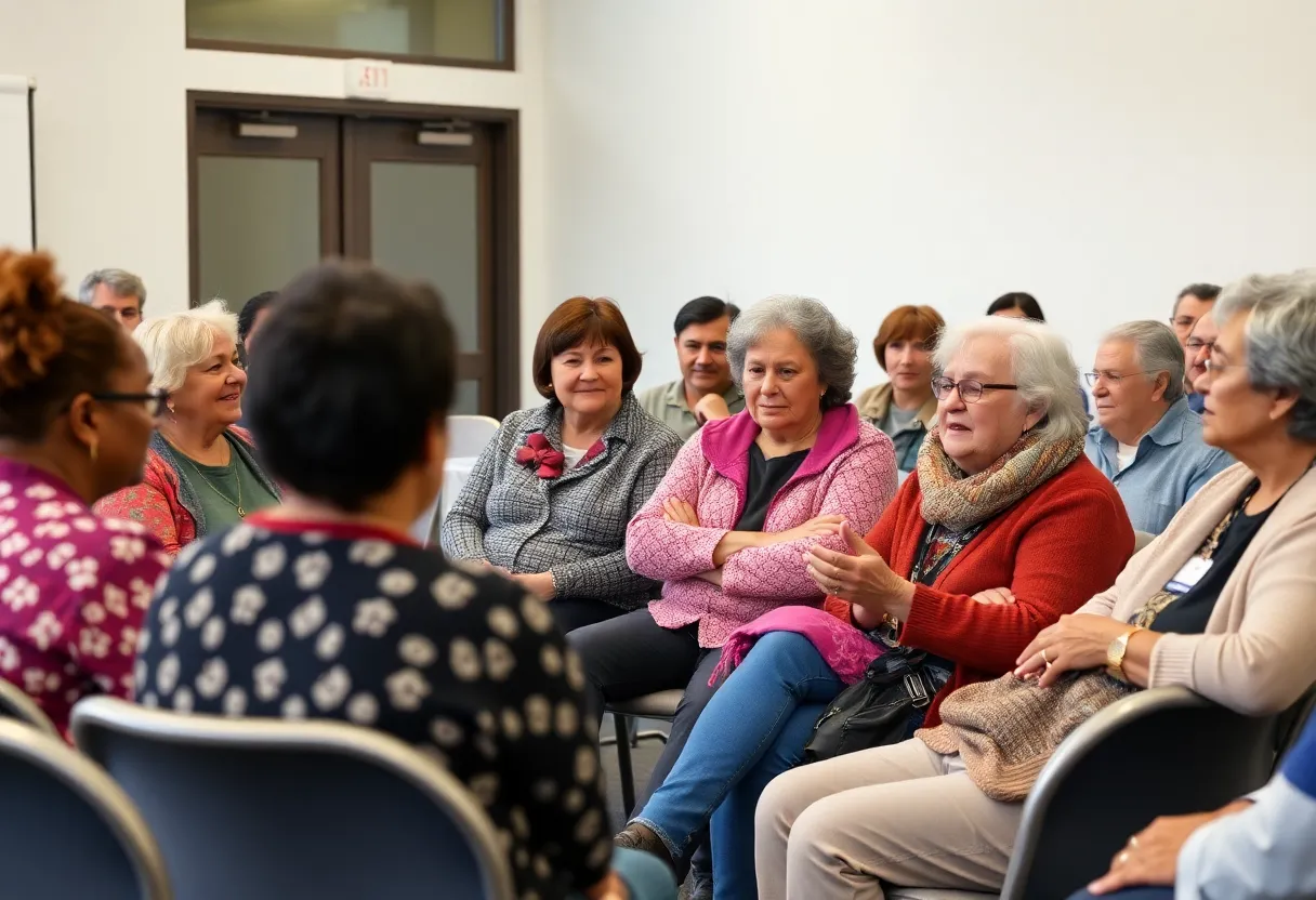 Community discussion on improving senior safety measures