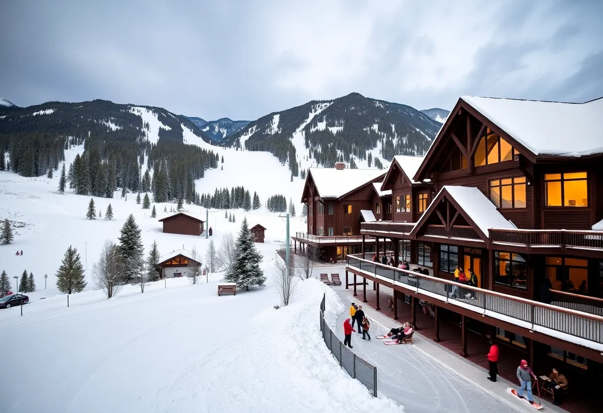 Snow King Resort Winter View