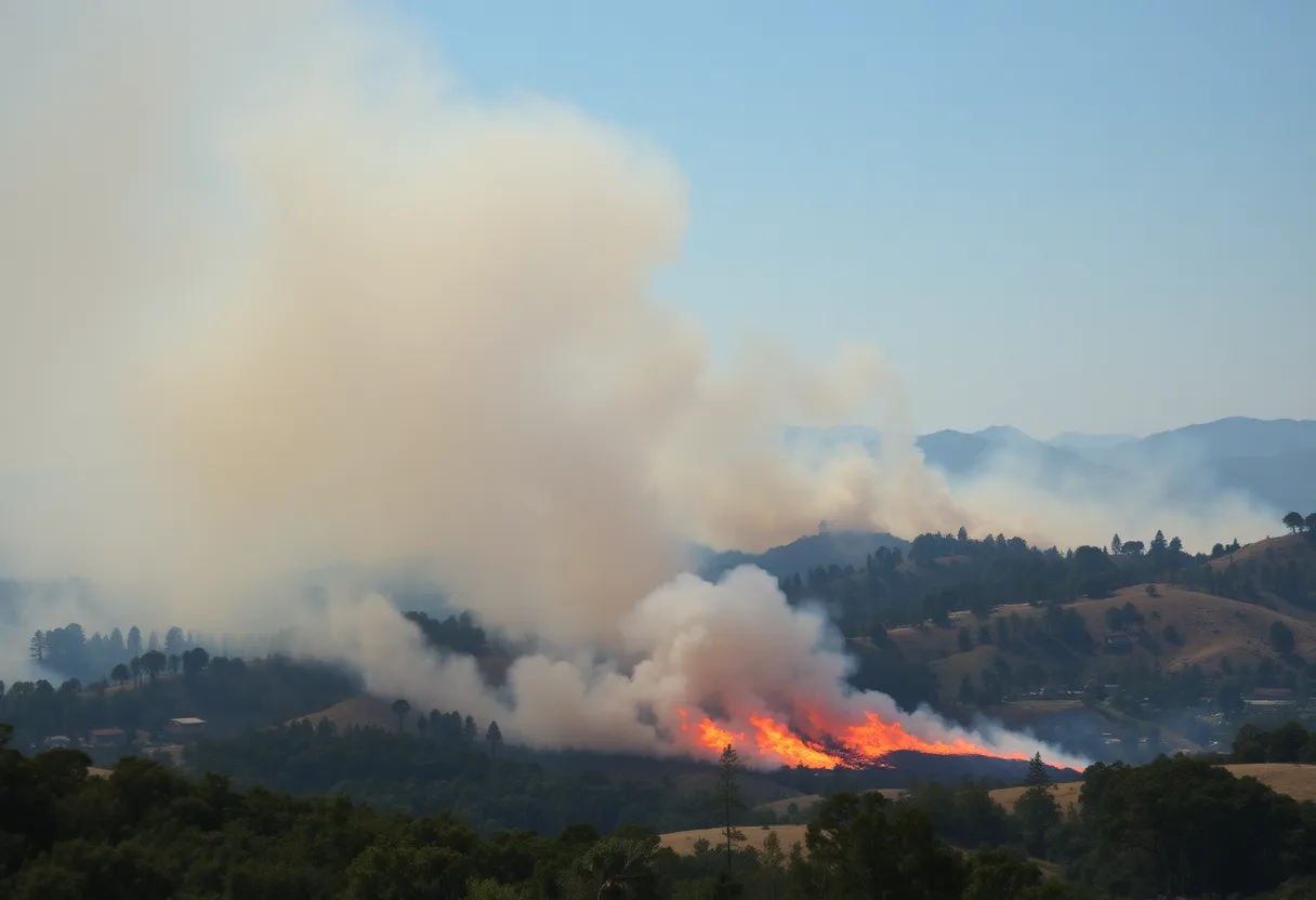 Wildfires Impact in Greenville SC