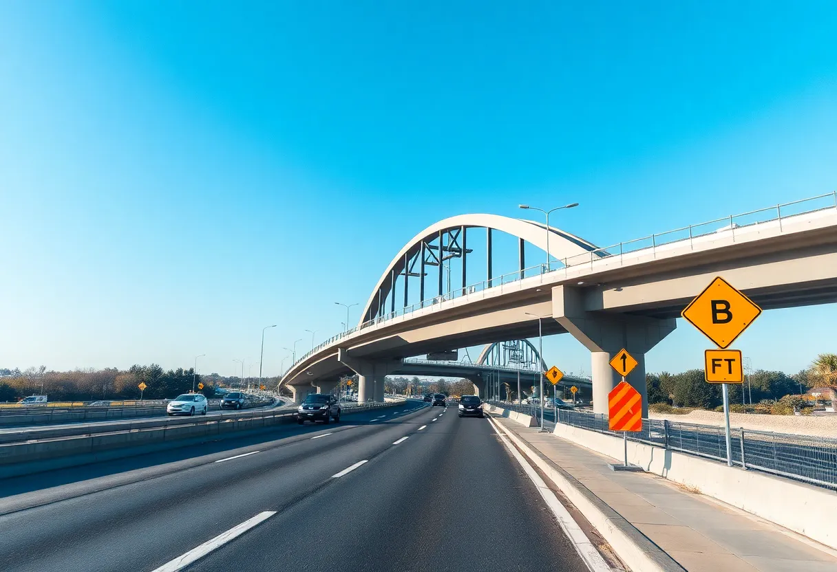 Calks Ferry Road Bridge over Interstate 20 in Lexington County