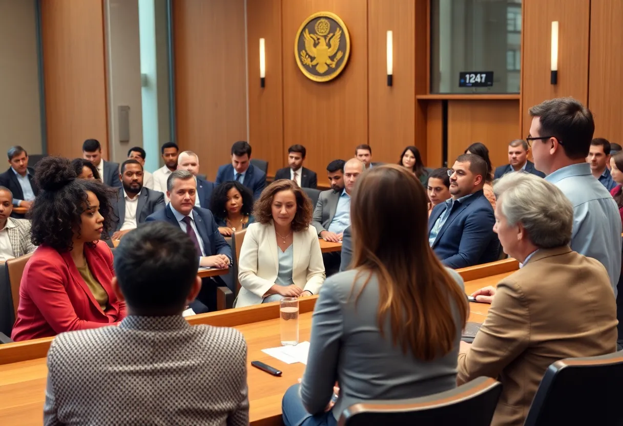 Image showing a diverse city council meeting in Cayce.