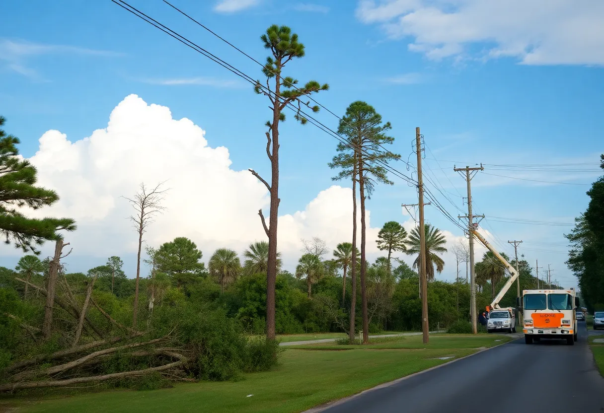 Hurricane Helene Aftermath in South Carolina