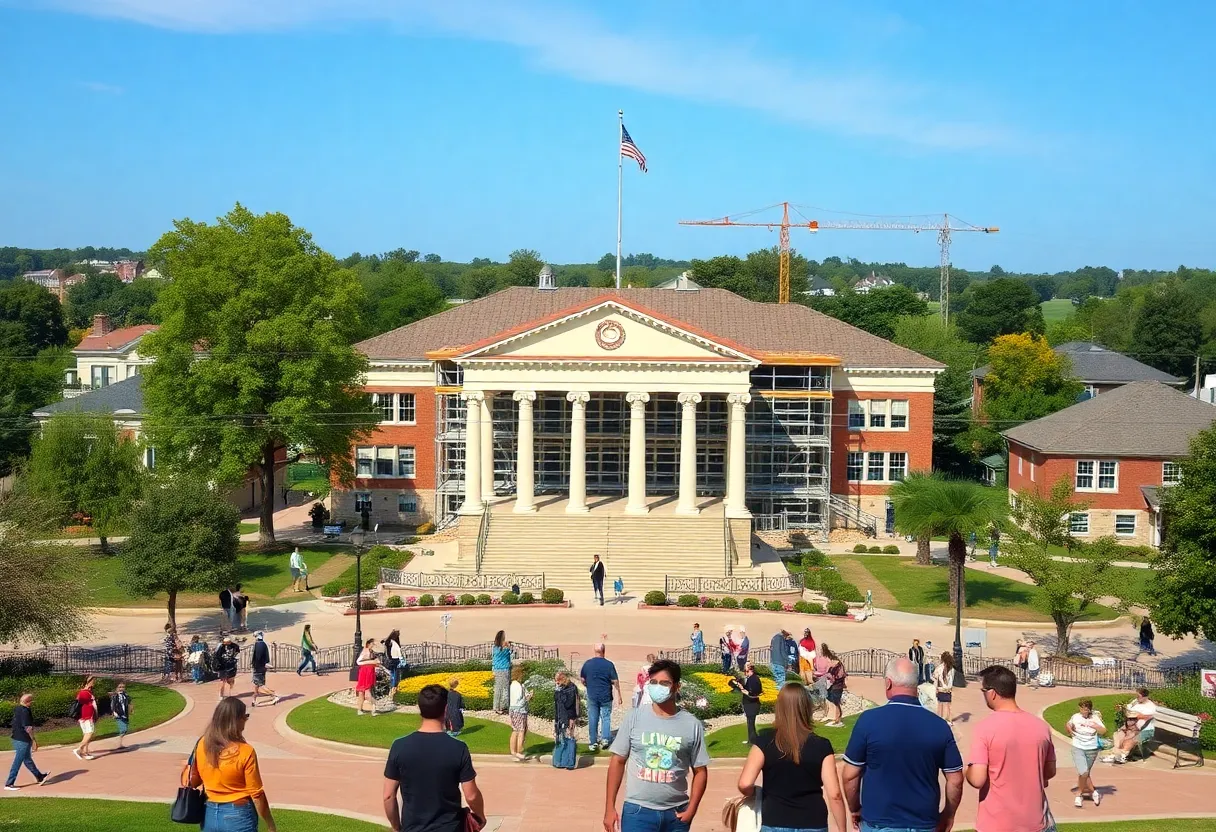 Construction of a new town hall in Irmo