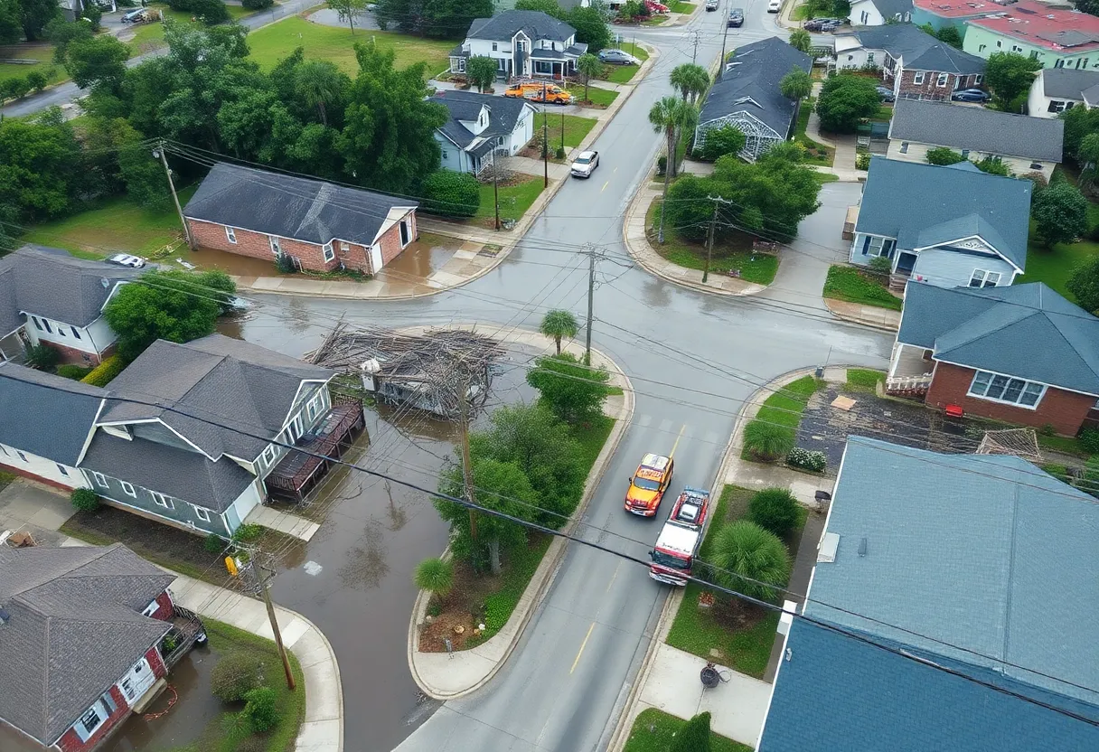 Storm Damage in North Carolina