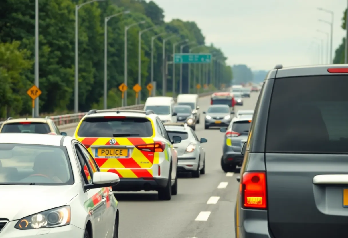 Traffic disruption on I-85 due to bomb threat