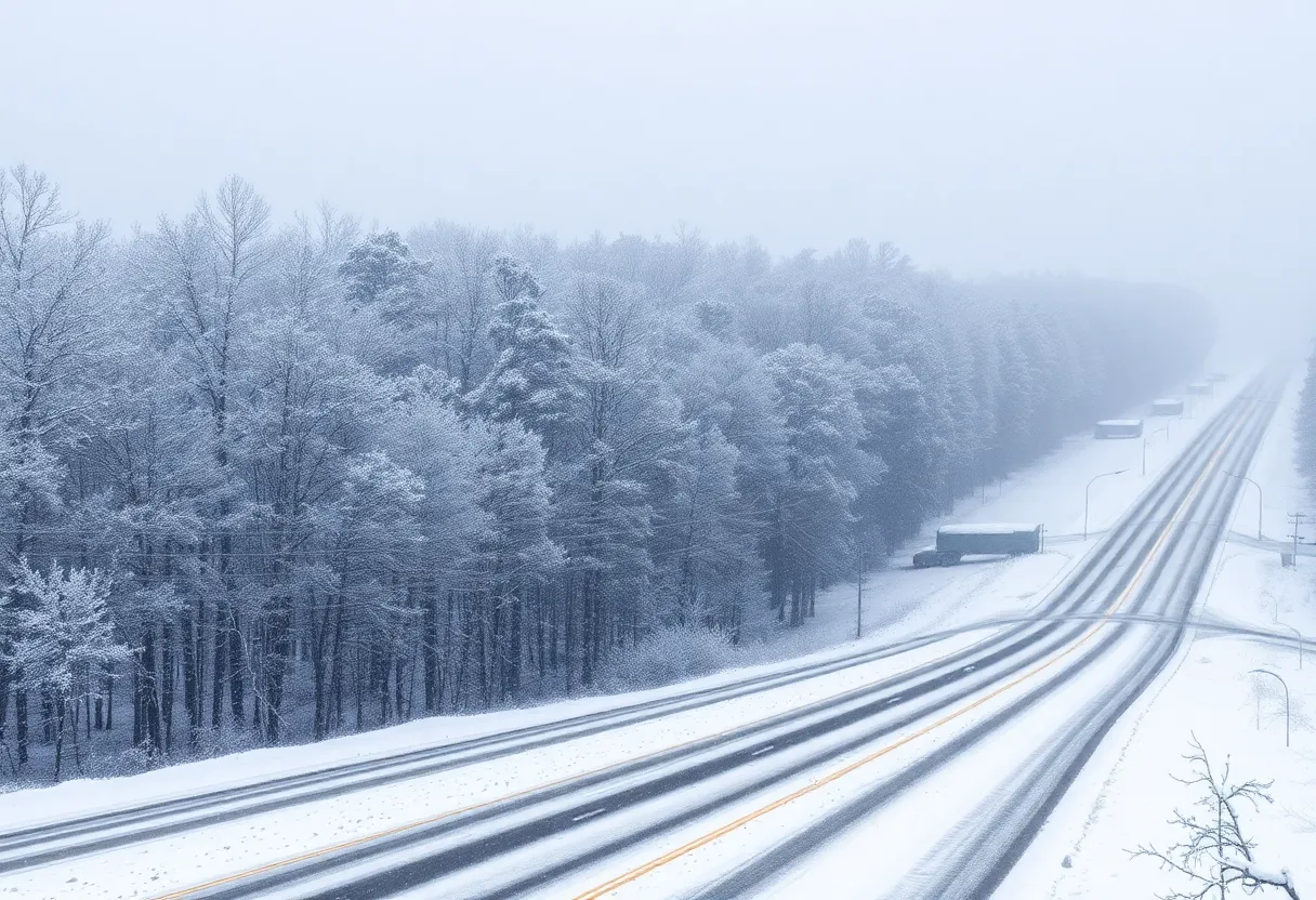 Winter Storm in South Carolina