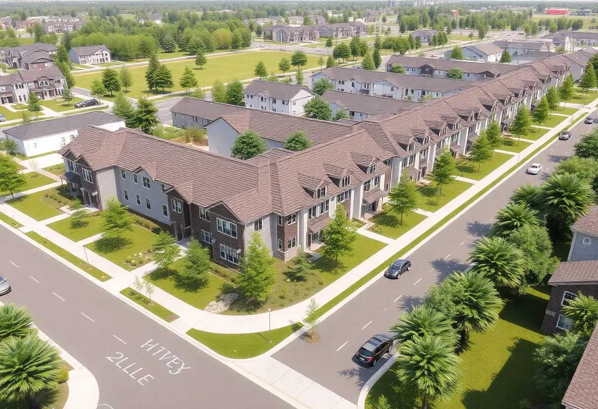 Conceptual rendering of Cameron Ridge Subdivision housing expansion