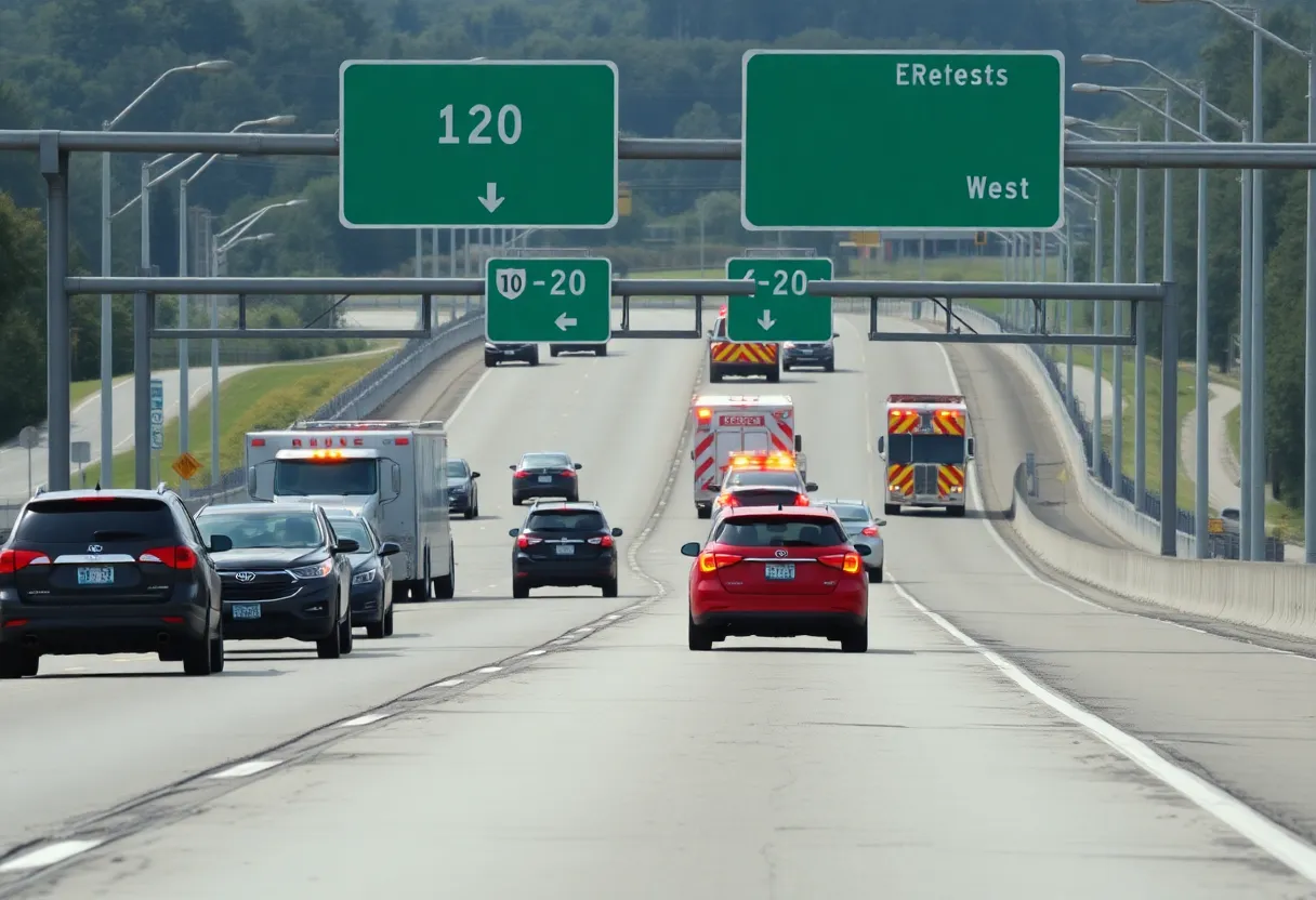 I-20 West highway in Lexington County reopened after a bus fire
