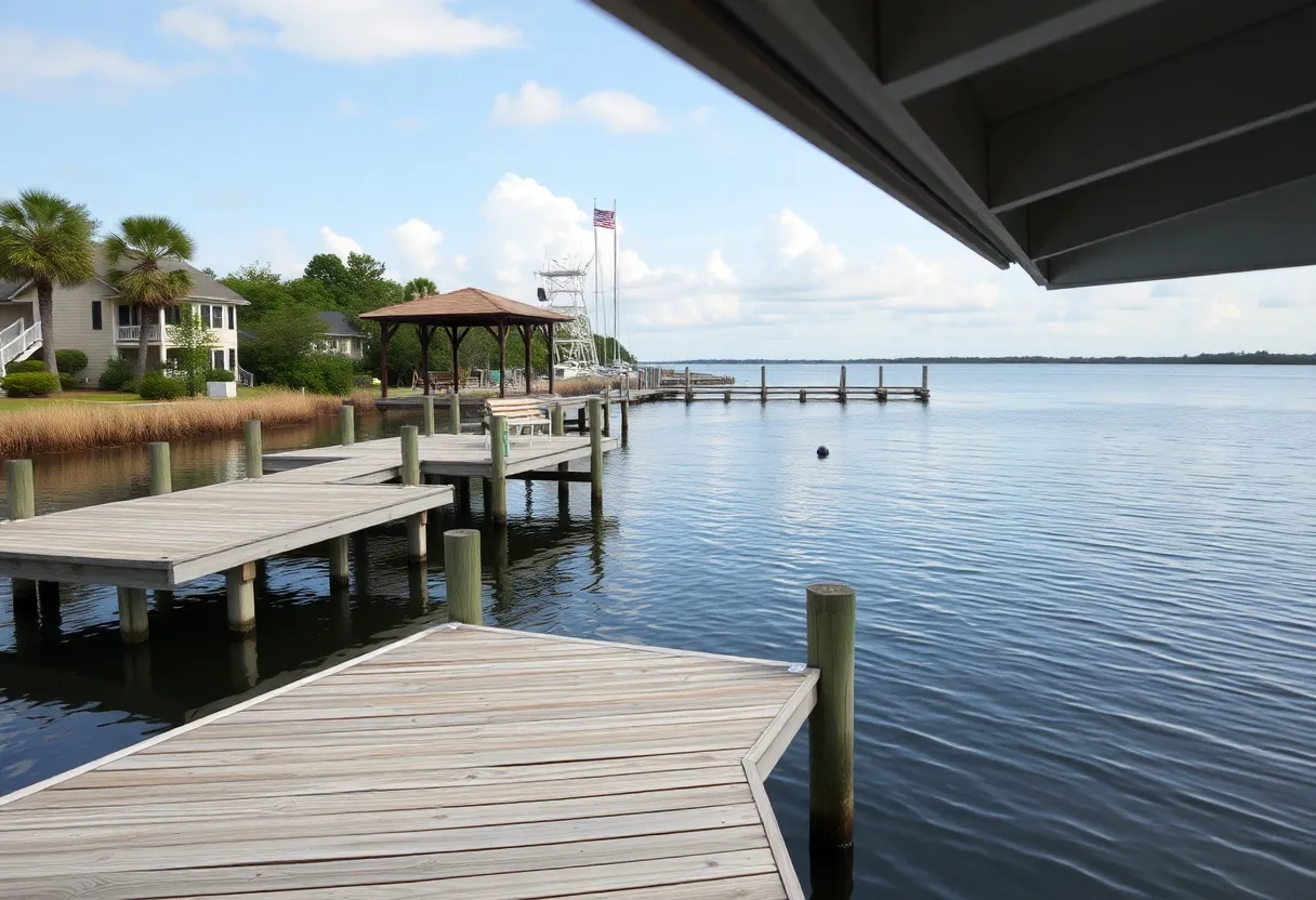 Little River Dock Scene