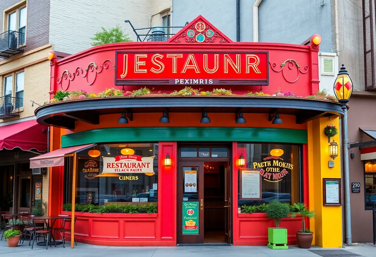 Exterior view of Na’cho Margarita restaurant in Lexington SC
