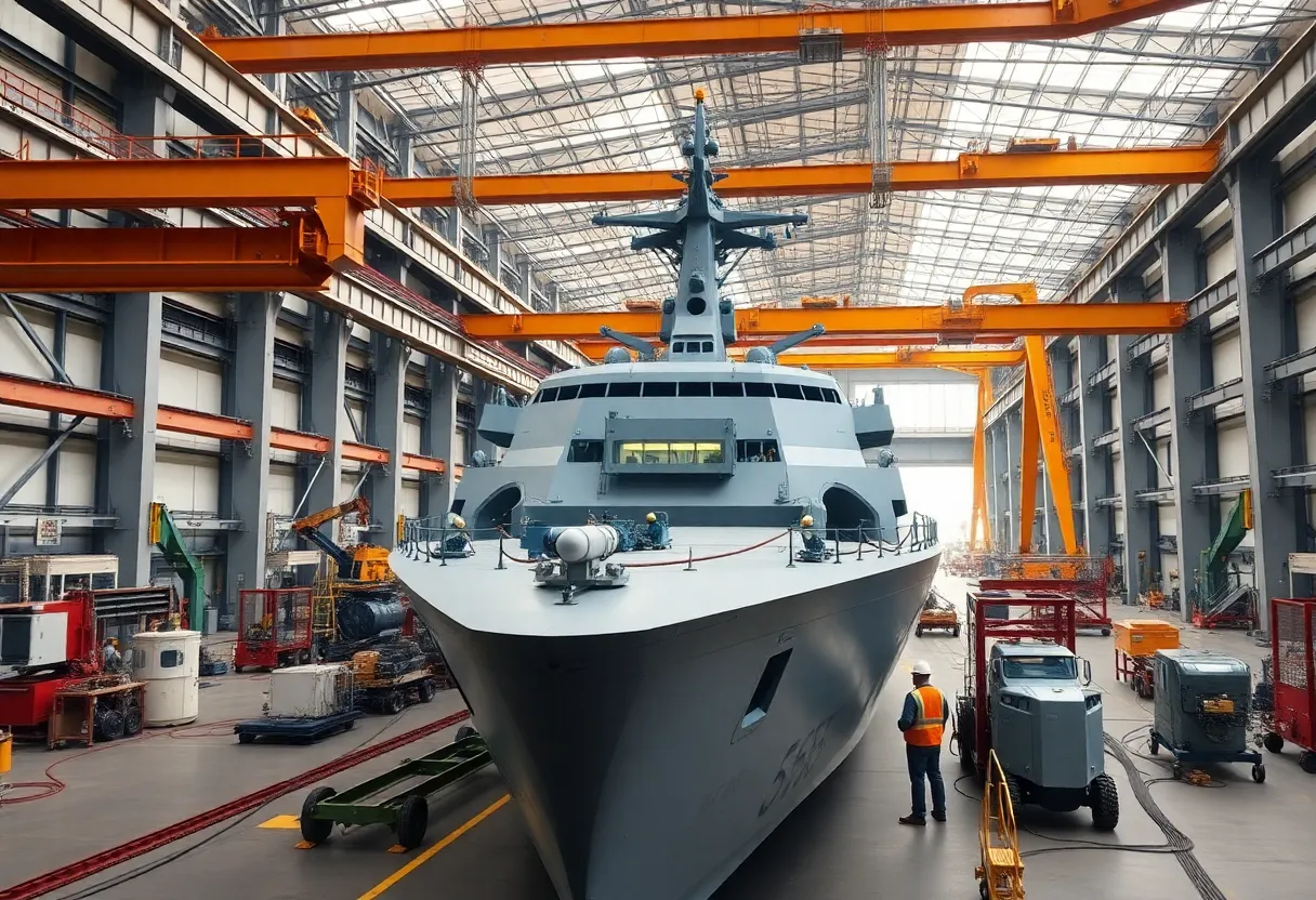 Newport News Shipbuilding Facility in Goose Creek