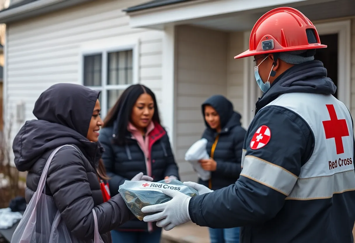 Red Cross providing support to fire-affected individuals